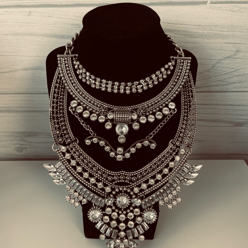 Mesmerizing Oversized Silver Plated Bohemian Stat… - image 2